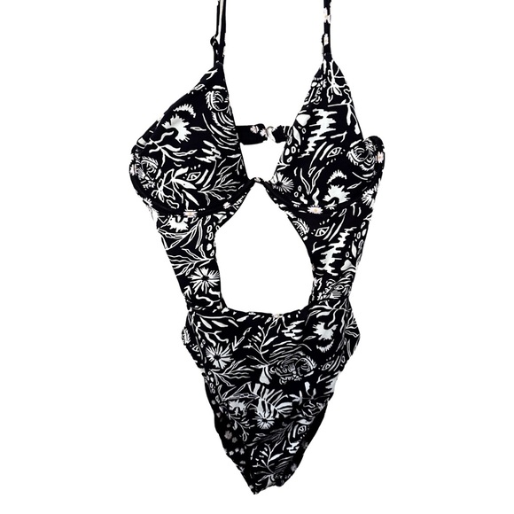 Maaji Women's Standard Cut Out One Piece Without Soft cups & Reversible LARGE - Picture 3 of 5